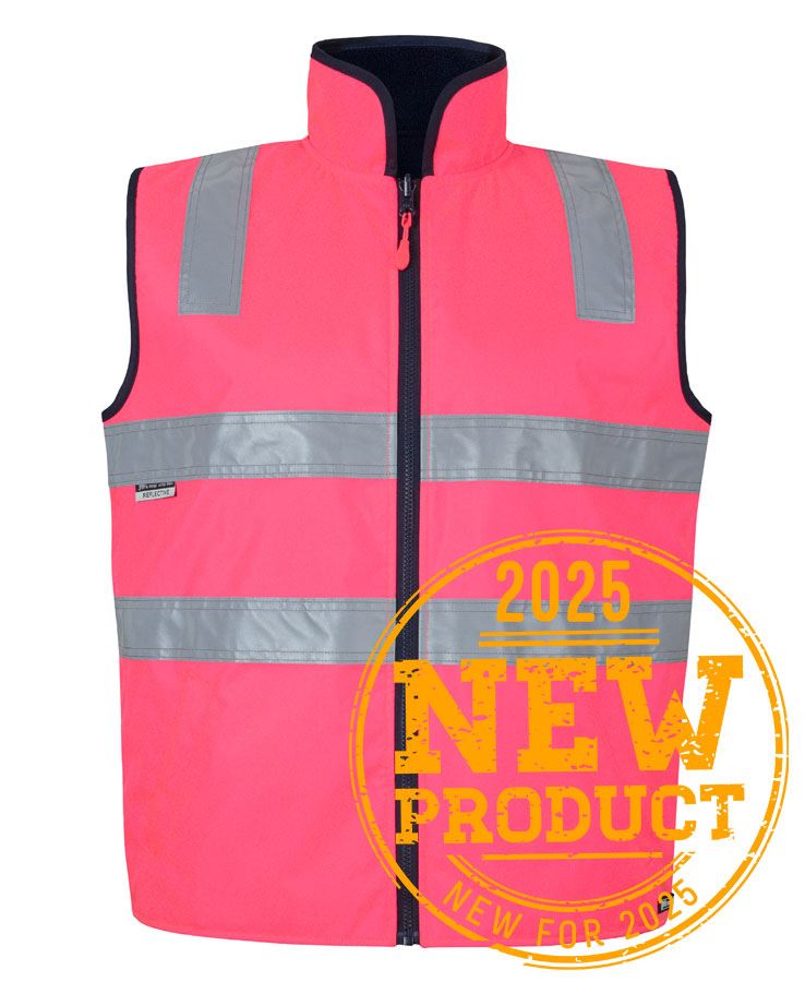 JB's HV 4602.1 (D+N) REV VEST - Pink/Navy
