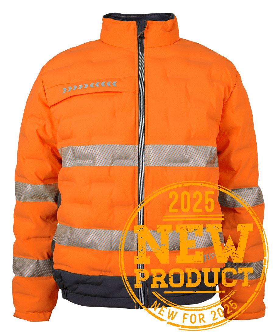 JB's HV (D+N) GRAPHENE PUFFER JACKET - Orange/Charcoal