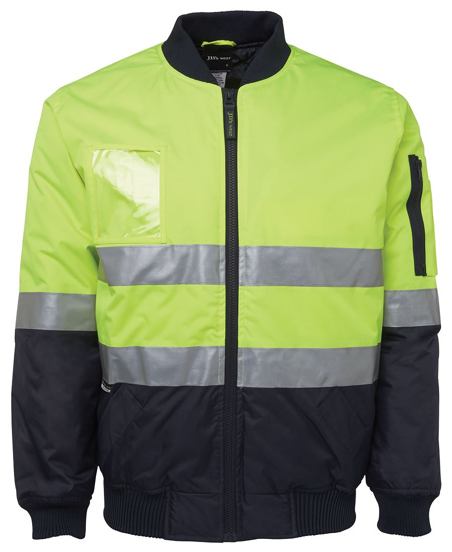 JB's HV (D+N) FLYING JACKET - Lime/Navy