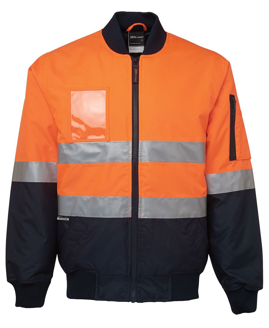 JB's HV (D+N) FLYING JACKET - Orange/Navy