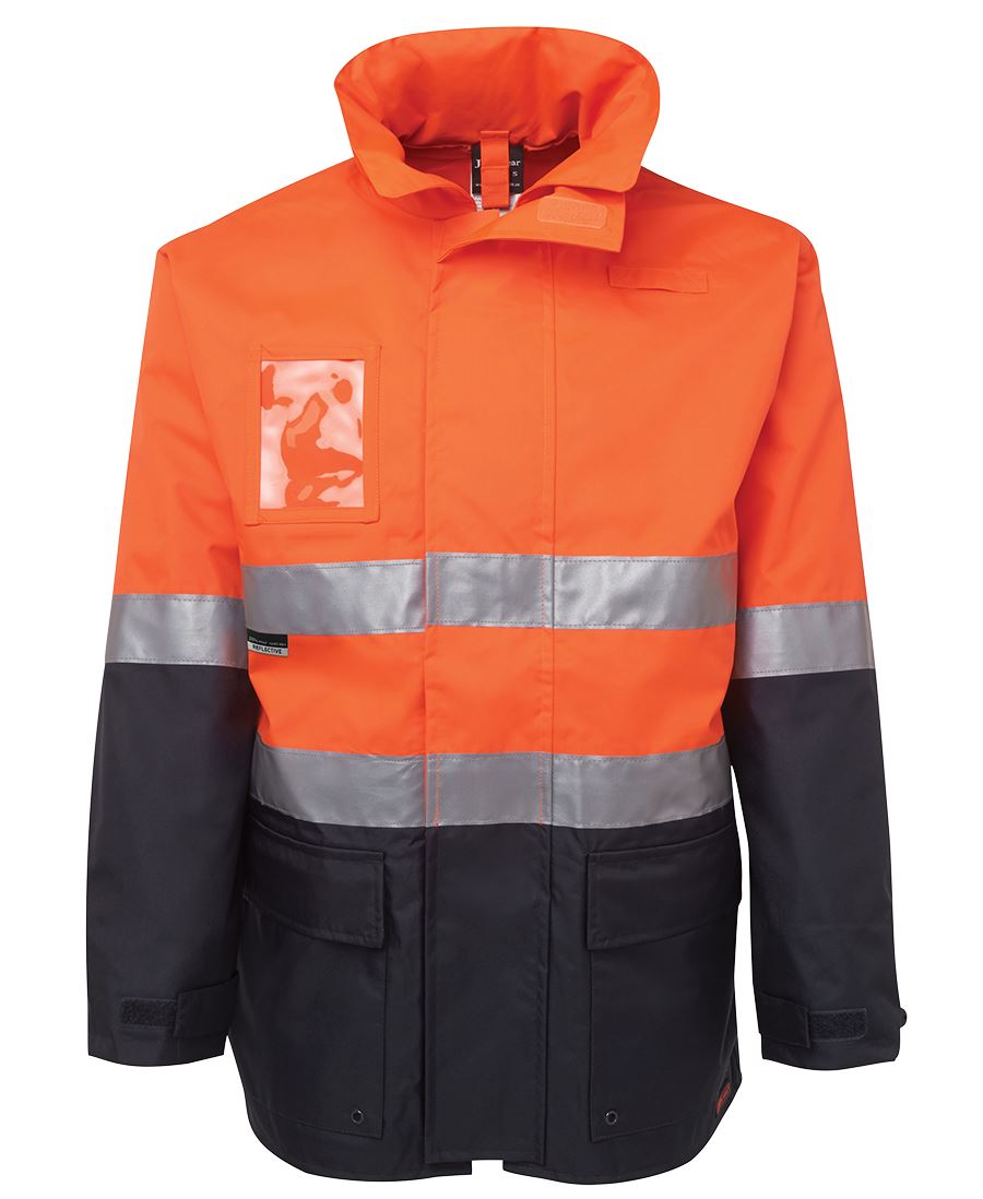 JB's HV (D+N) L/LINE JACKET - Orange/Navy
