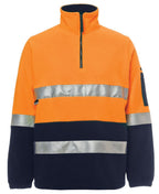 JB's HV (D+N) 1/2 ZIP POLAR - Orange/Navy