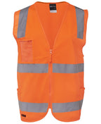 JB's HV (D+N) ZIP SAFETY VEST - Orange