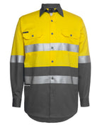JB's HV (D+N) L/S 150G W/SHIRT - Yellow/Charcoal