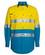 JB's HV (D+N) L/S 150G W/SHIRT - Yellow/Aqua