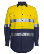 JB's HV (D+N) L/S 150G W/SHIRT - Yellow/Navy