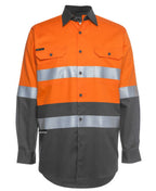 JB's HV (D+N) L/S 150G W/SHIRT - Orange/Characoal
