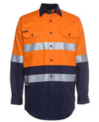 JB's HV (D+N) L/S 150G W/SHIRT - Orange/Navy