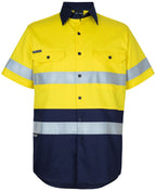 JB's HV (D+N) S/S 150G W/SHIRT - Yellow/Navy