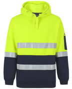 JB's HV (D+N) PULL OVER HOODIE - Lime/Navy
