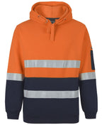 JB's HV (D+N) PULL OVER HOODIE - Orange/Navy