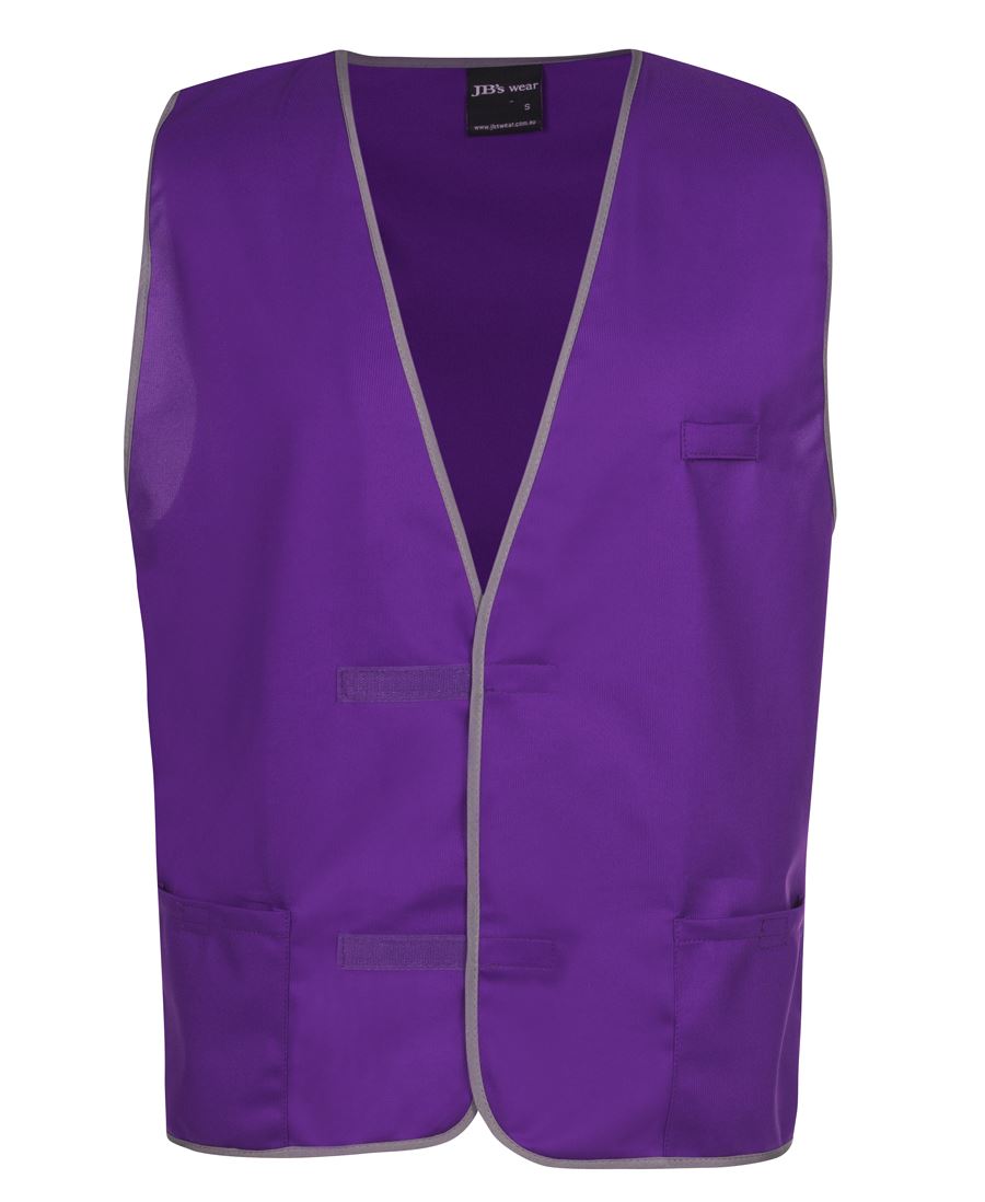 COLOURED TRICOT VEST - PURPLE