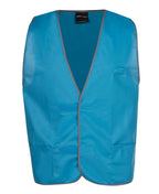 JB's COLOURED TRICOT VEST - Aqua