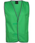 COLOURED TRICOT VEST - PEA GREEN