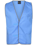 COLOURED TRICOT VEST - LT BLUE
