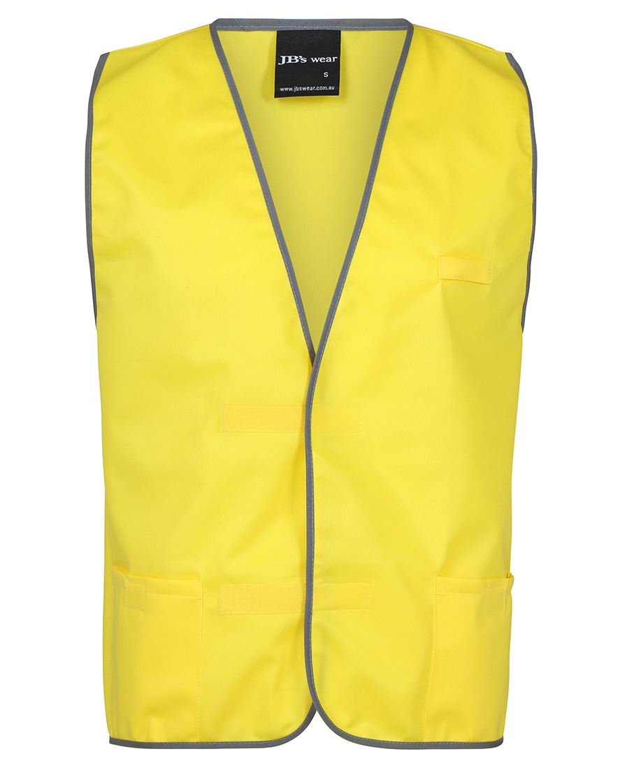 COLOURED TRICOT VEST - YELLOW