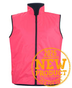 JB's HV 4602.1 REVERSIBLE VEST - Pink/Navy