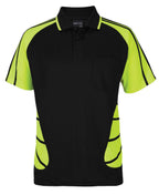 STREET SPIDER POLO - BLACK/LIME