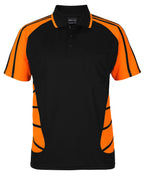 STREET SPIDER POLO - BLACK/ORANGE