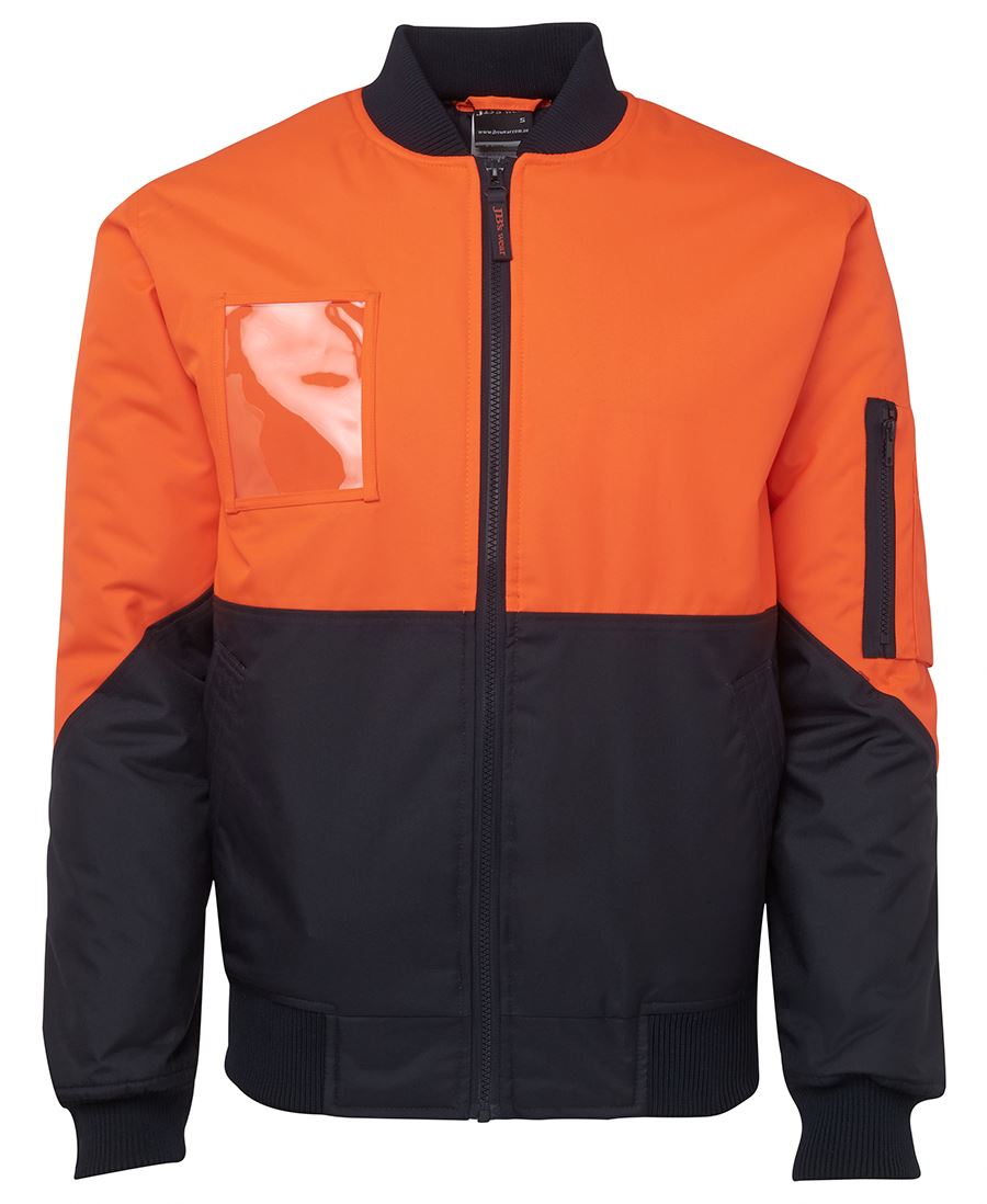 JB's HI VIS FLYING JACKET - Orange/Navy