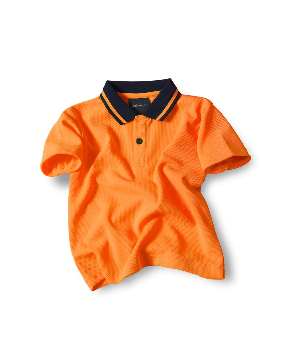 INFANT NON CUFF TRAD POLO - ORANGE