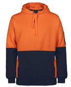 JB's HV 330G PULL OVER HOODIE - Orange/Navy