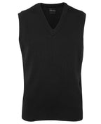 KNITTED VEST - BLACK