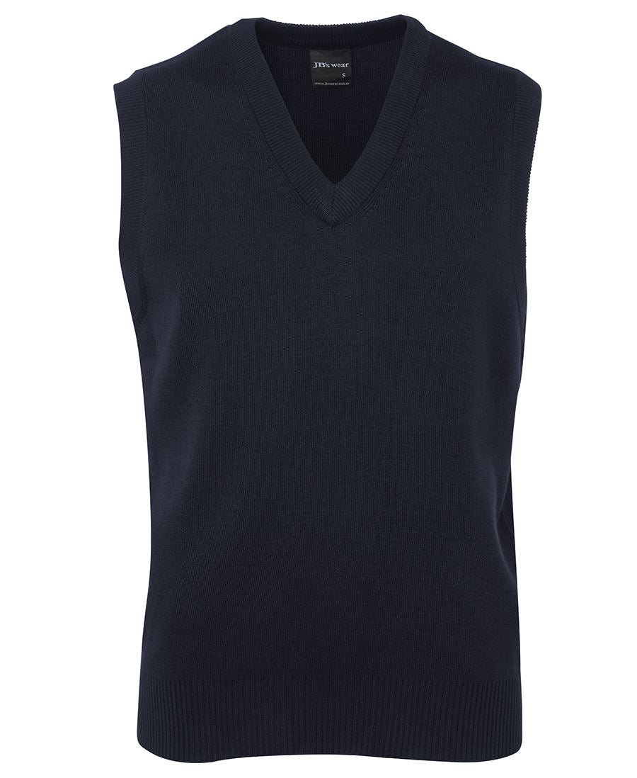 KNITTED VEST - NAVY