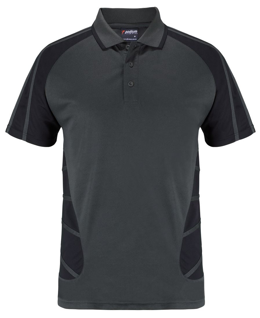 ARACHNID POLO - GUNMETAL/BLACK