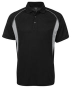 INSERT POLO - BLACK/GREY