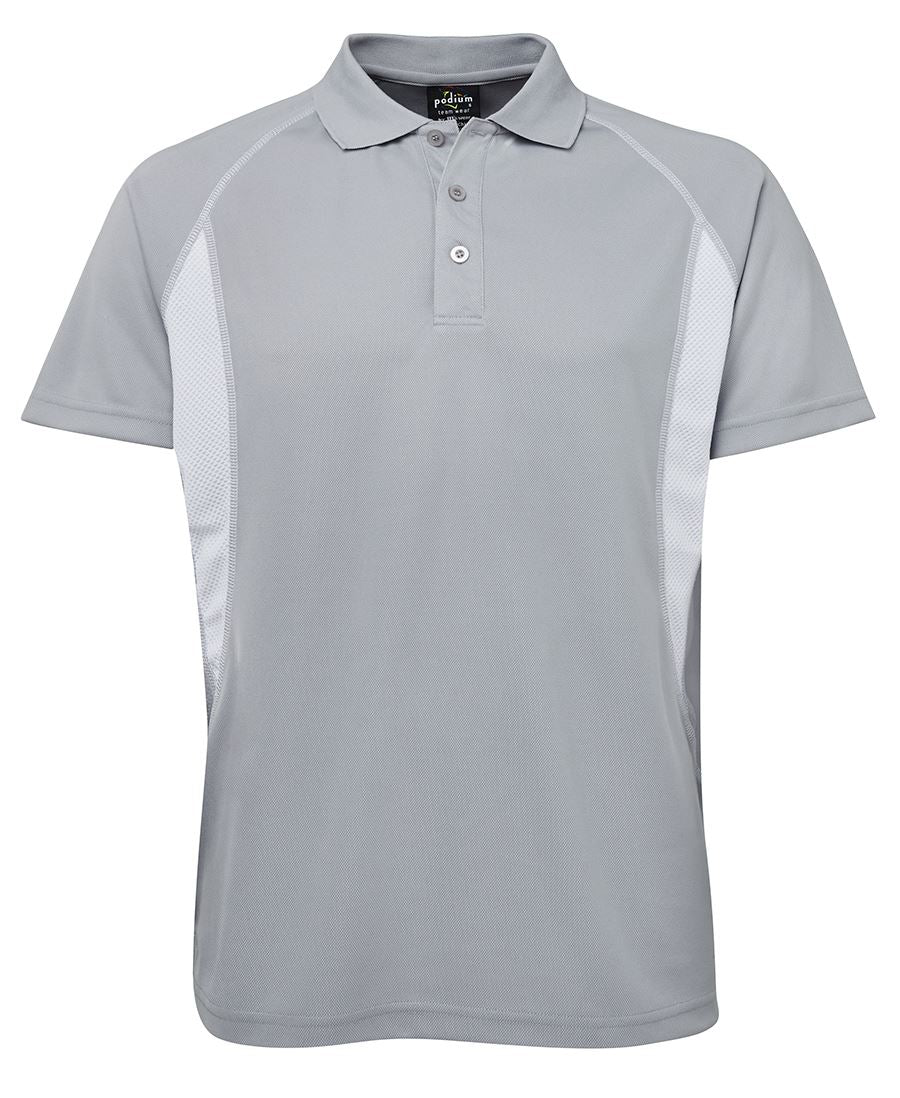 INSERT POLO - GREY/WHITE