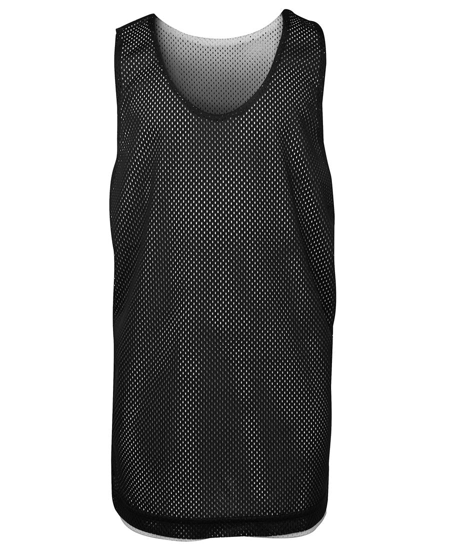 REVERSIBLE TRAINING SINGLET - BLACK/WHITE