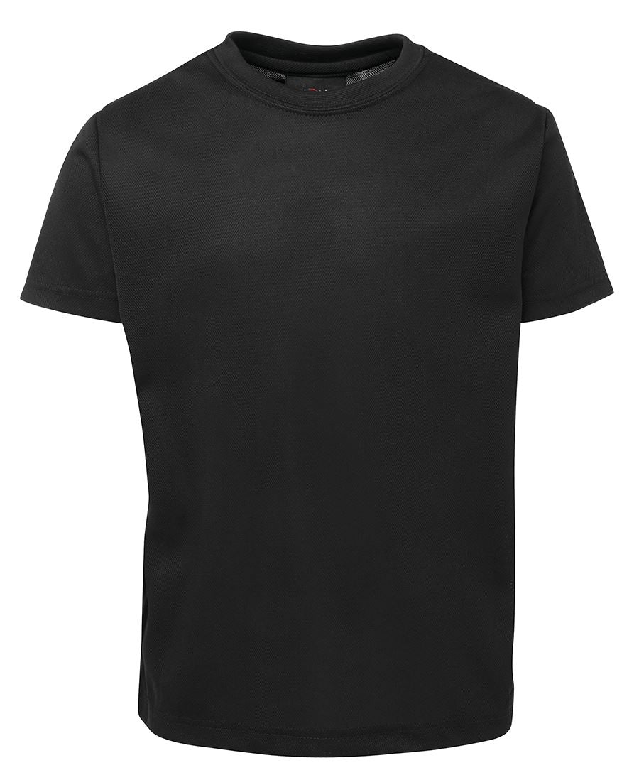 KIDS POLY TEE - BLACK