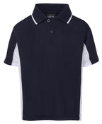 KIDS C/TRAST POLO - NAVY/WHITE