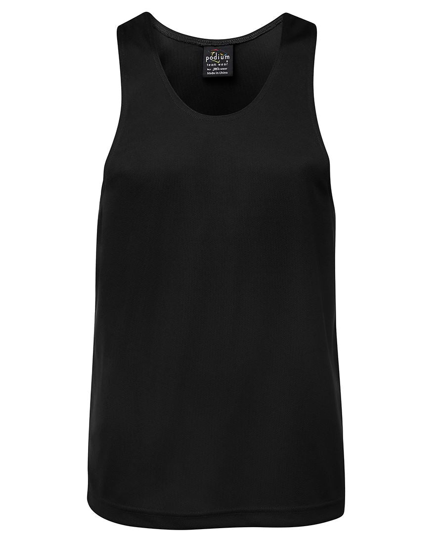 POLY SINGLET - BLACK