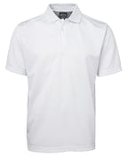 S/S POLY POLO - WHITE