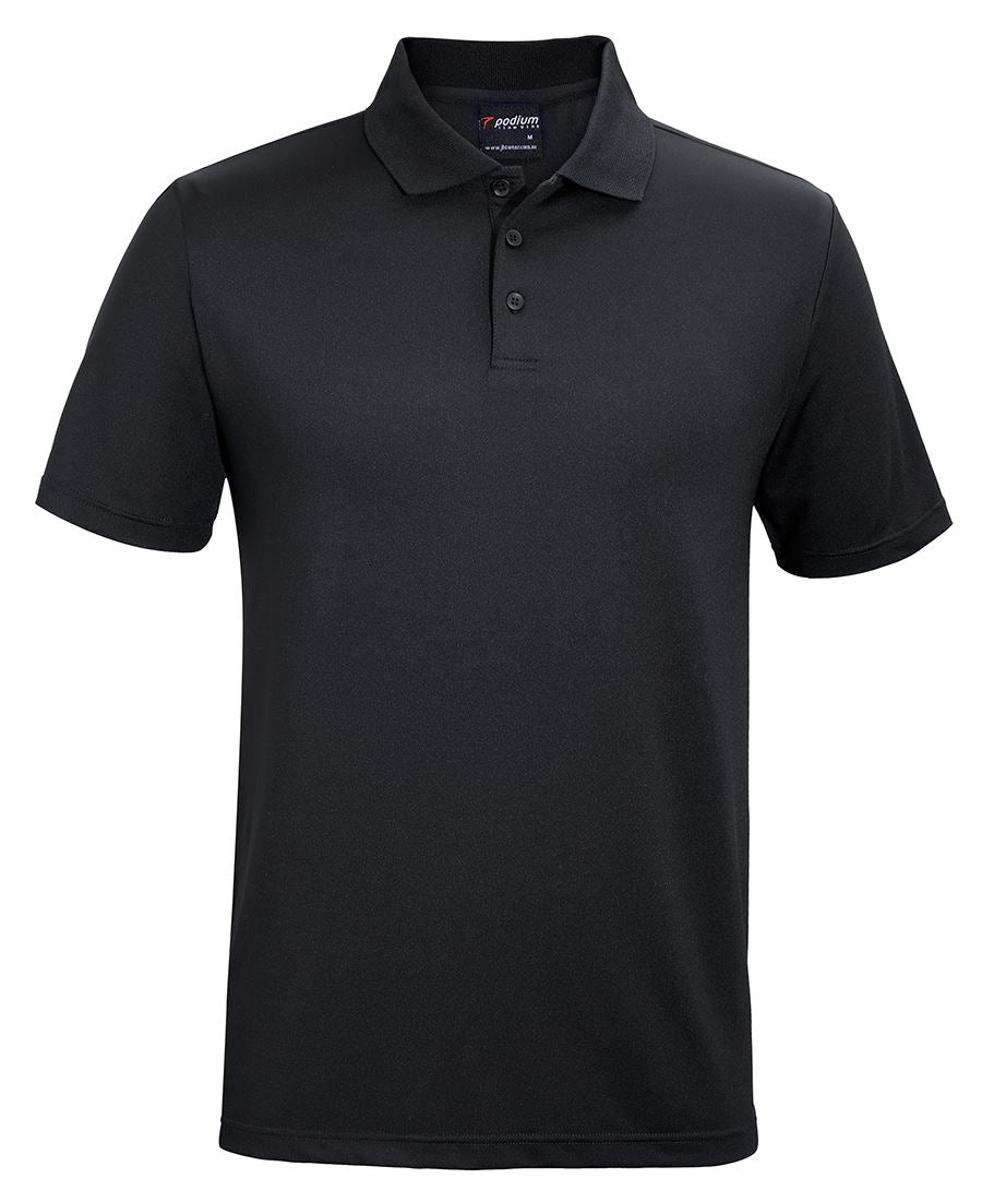 STRETCH POLO - BLACK