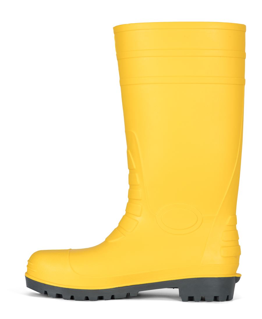 STEEL TOE CAP AND STEEL PLATE GUMBOOT - YELLOW