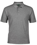 PIQUE POLO - GREY MARLE