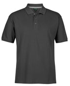 PIQUE POLO - GUNMETAL