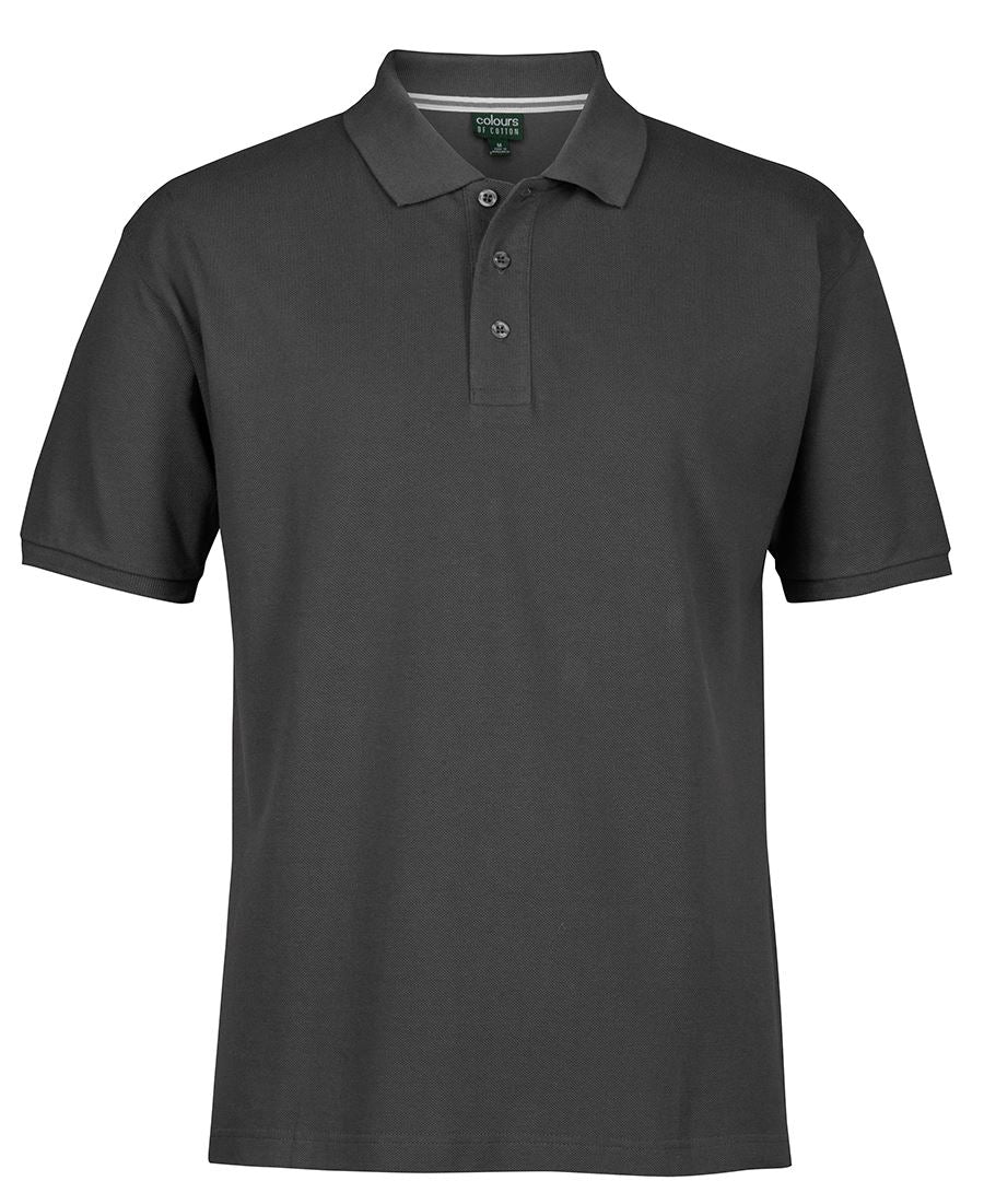 PIQUE POLO - GUNMETAL
