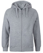 FULL ZIP FLEECY HOODIE - 13% MARLE