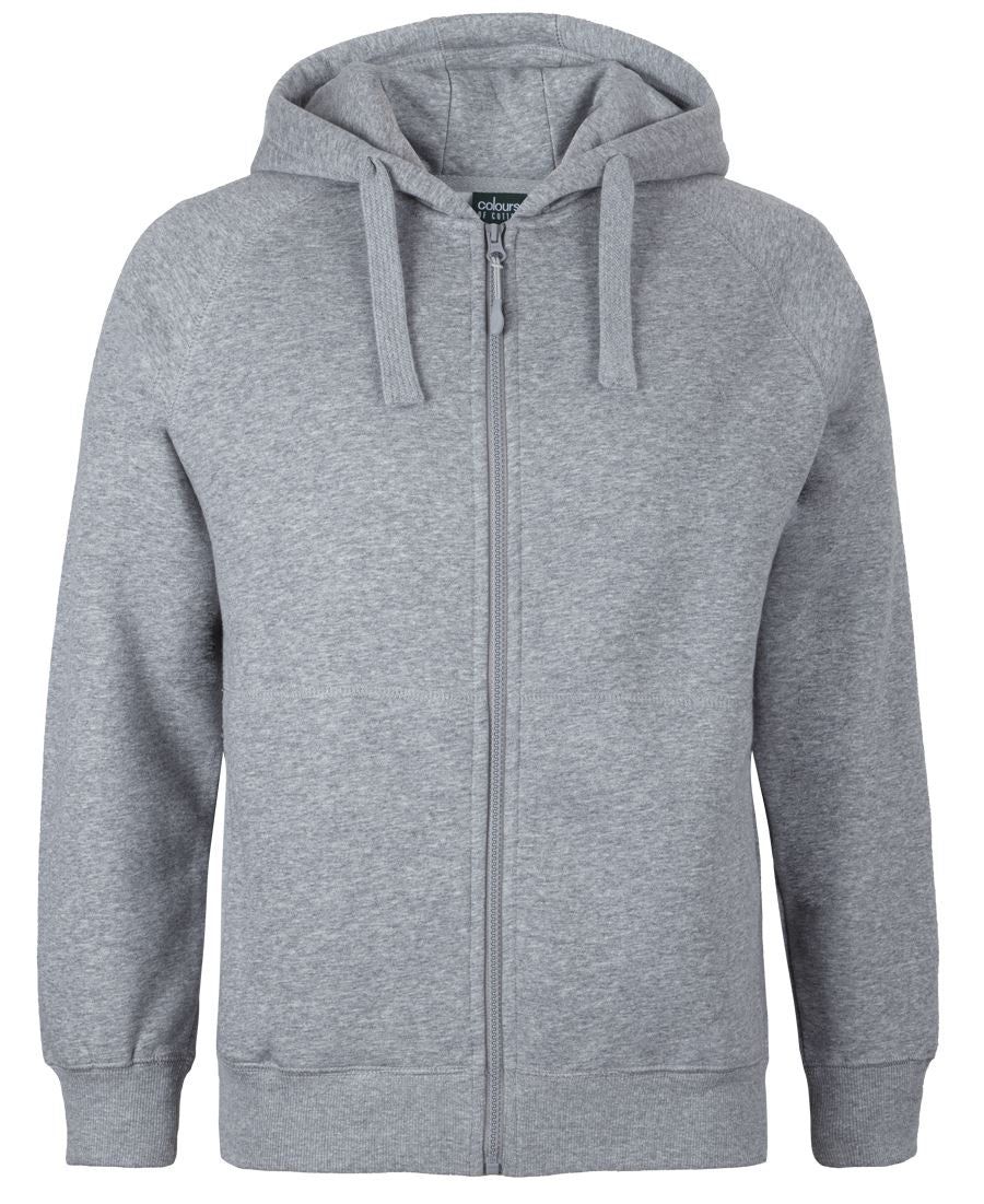 FULL ZIP FLEECY HOODIE - 13% MARLE